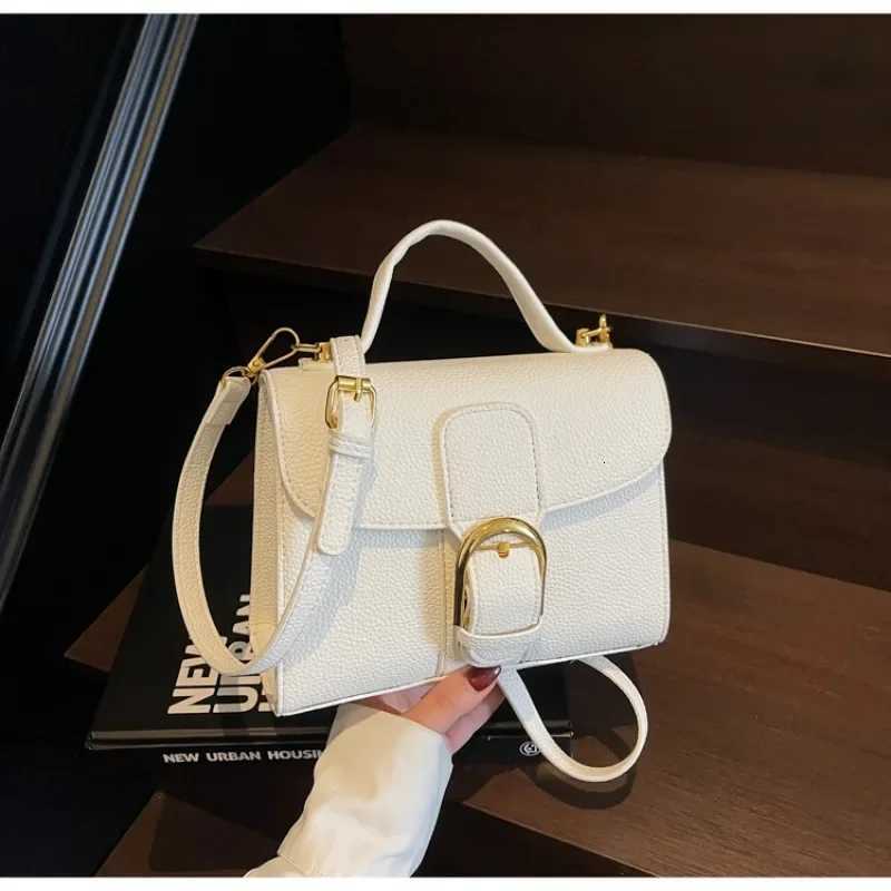 Classic Elegant Ladies Leather Messenger Bag Crossbody Handbag Shoulder Tote Luxury BrandW251111