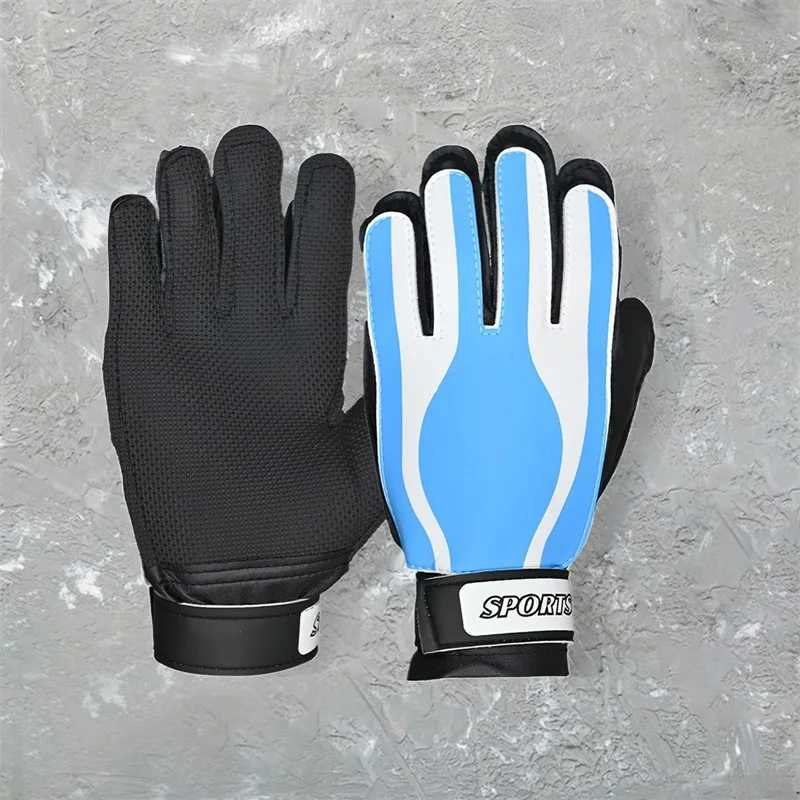 Goalkeeper gloves PU leather strong grip football gloves anti slip and wear-resistant football goalkeeper glovesXJ250412