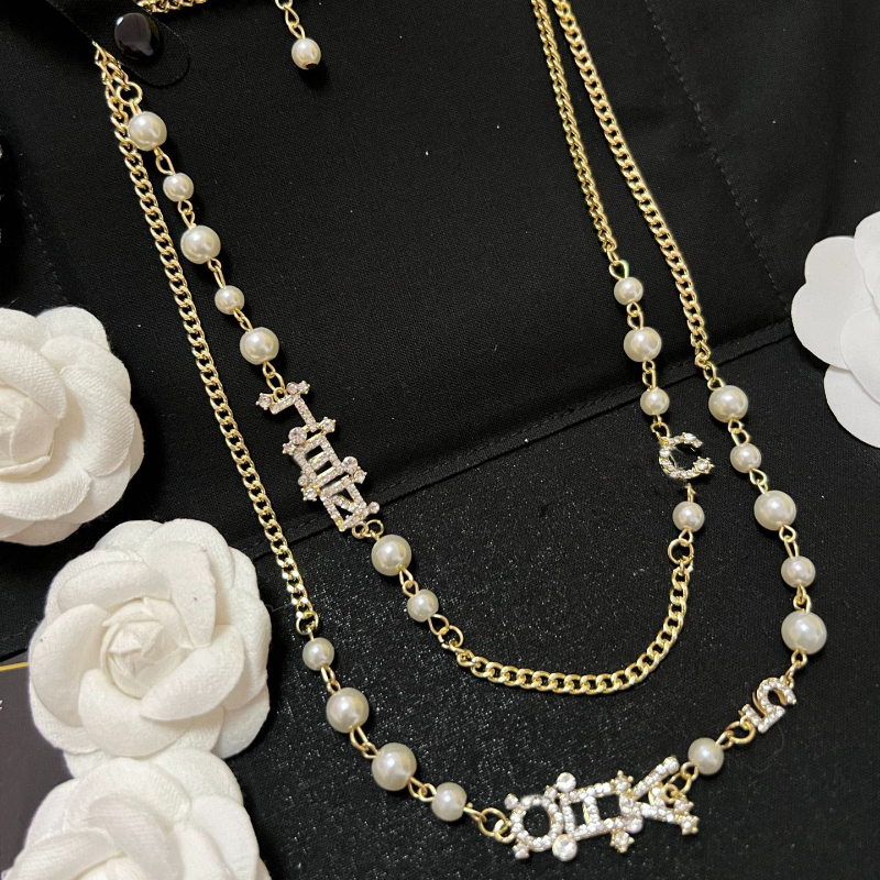 Charm Women Men Pendant Necklace Designer Gold Plated Necklace Classic Luxury Gift Pearl Necklace Gifts Jewelry