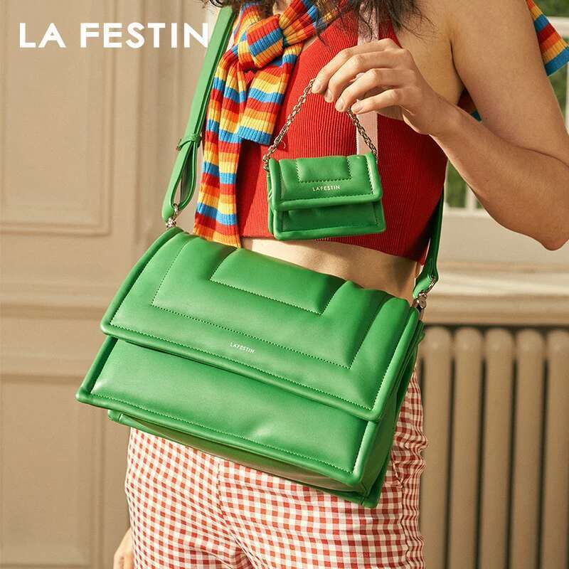 LA FESTIN Original 2024 Tote Bags For New Women Shoulder Crossbody Messenger Bag Large-Capacity Handbag
