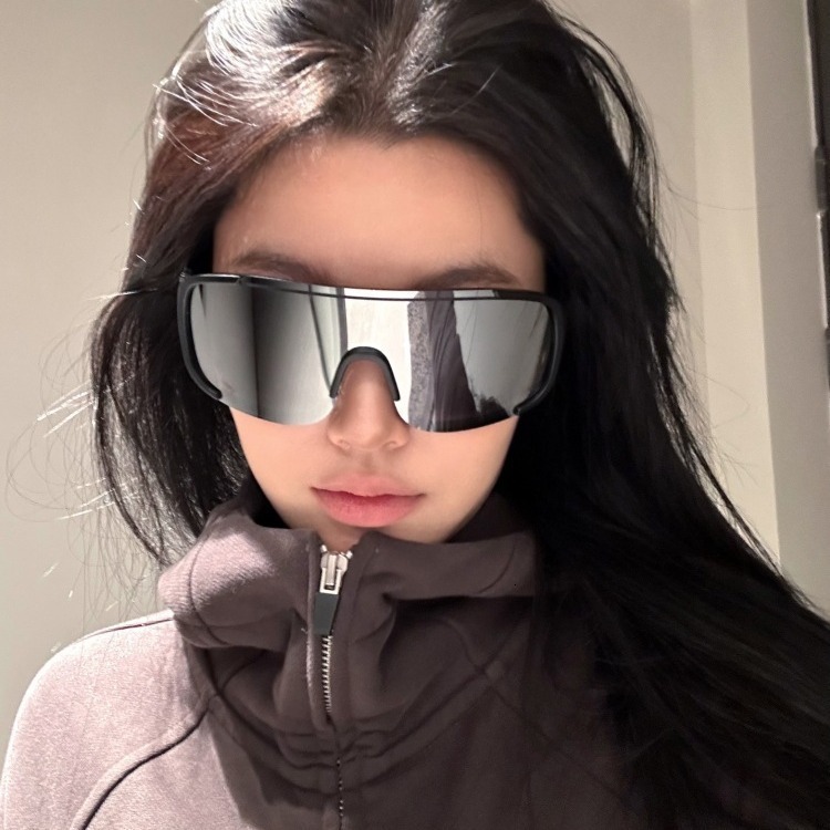 New Colorful UV resistant Men's and Women's Large Frame Windproof Ski Mountaineering Glasses, Outdoor Cycg Glasses