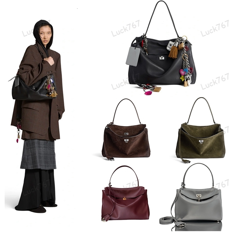 10a designer Handbag suede bag multifunctional tote bag for women real leather with compartments quilted shoulder bag for work party and travel waterproof