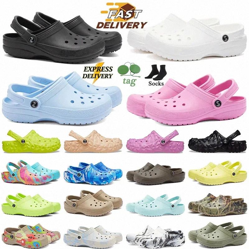 designer sandals shoes women men slides slippers crock clogs sliders Sandale waterproof summer beach outdoor shoe balck white pink fgf1V7Xw#