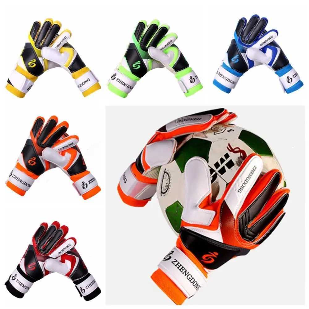 Wear-resistant Football Gloves Excellent Thick Latex Goalkeeper Training Gloves Non-Slip Colorful Goalkeeper Gloves ChildrenW251112