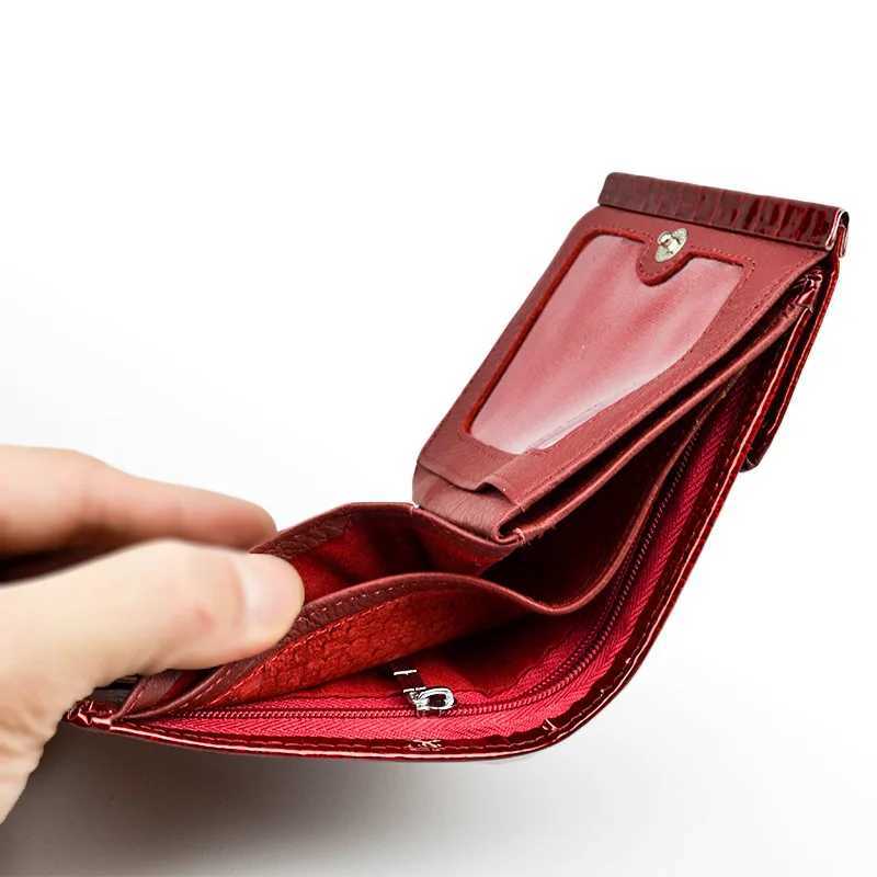 Mini Wallet Womens Wallet and Wallet Alligator Wallet Genuine Leather Womens Wallet ID Cardholder Coin Bag Z250411
