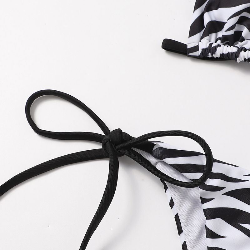 Women's Clothing Split Print Bikini