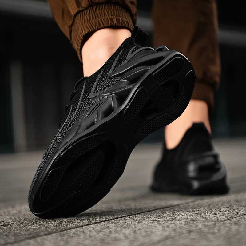 YRZL Mens Running Shoes Lightweight Breathable Mesh Comfortable Athletic Sneakers Non Slip Outdoor Sports Shoes for MenC250411