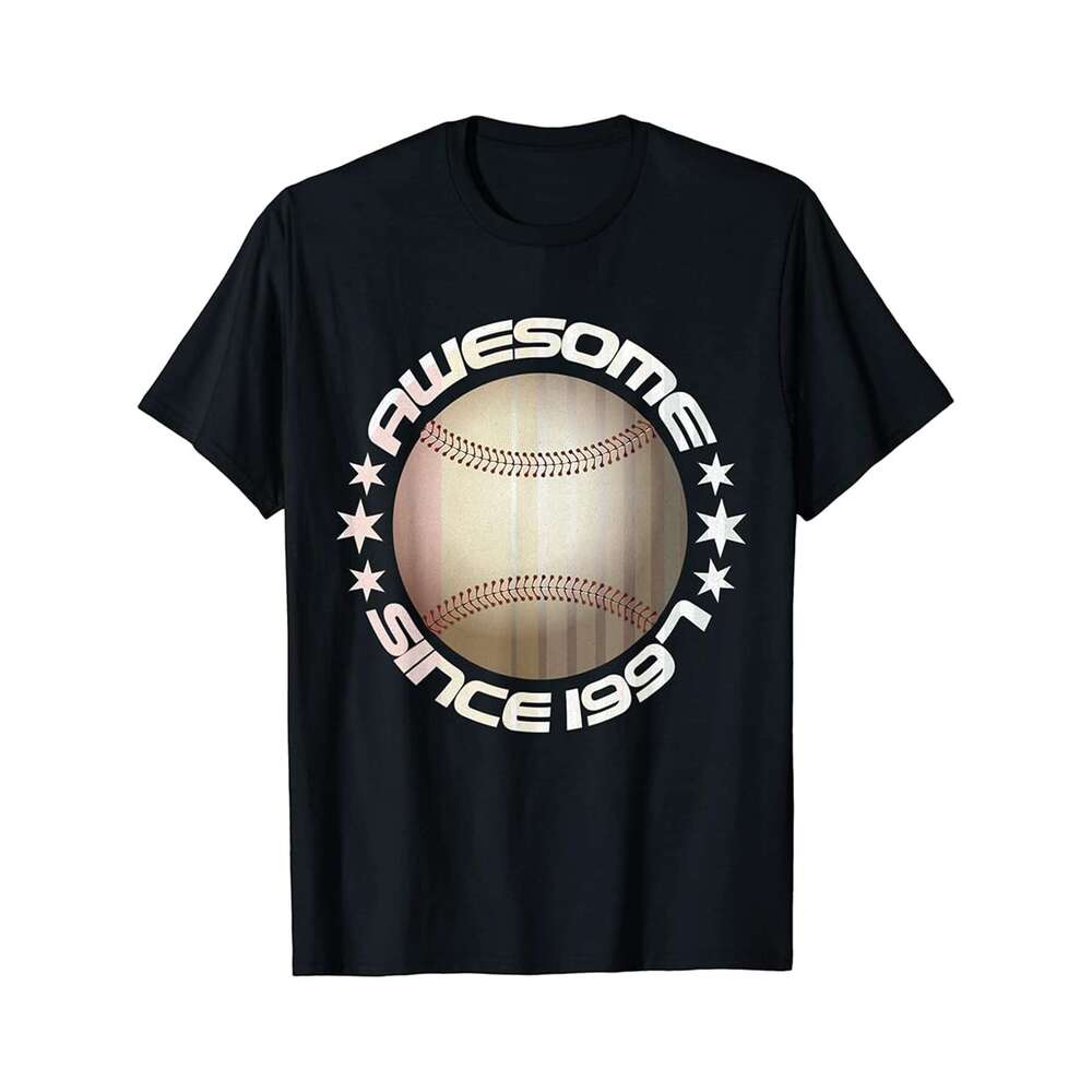 Designer T shirt Awesome Since 2002 21st Birthday 21 Year Old Baseball Player - 220g T shits