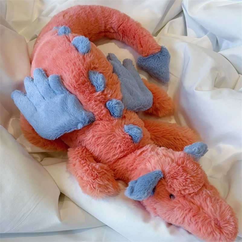 2026 Christmas Gift 108CM Sky Dragon Persimmon Dragon Baby Soft Plush Toy Comfort Doll Pillow Cute Comfort Cushion Black Friday Big Sale