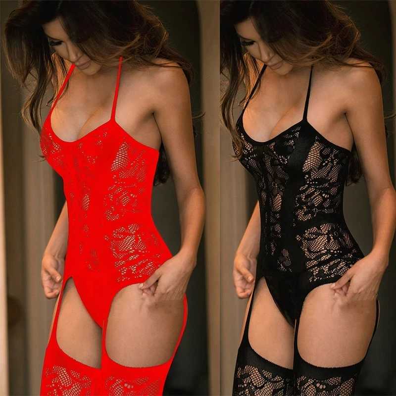 Sexy womens underwear fishnet stockings erotic Bodystocking for Sex Erotic Bodysuit Open Crotch Tights High Waist stockings W250412