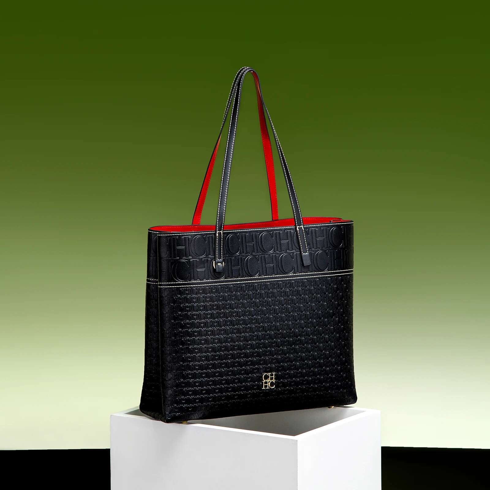 CHCH Women's Tote 2025 New Steel Print Emed Handbag Large Capacity Commuter Bag Mother's Day Gift