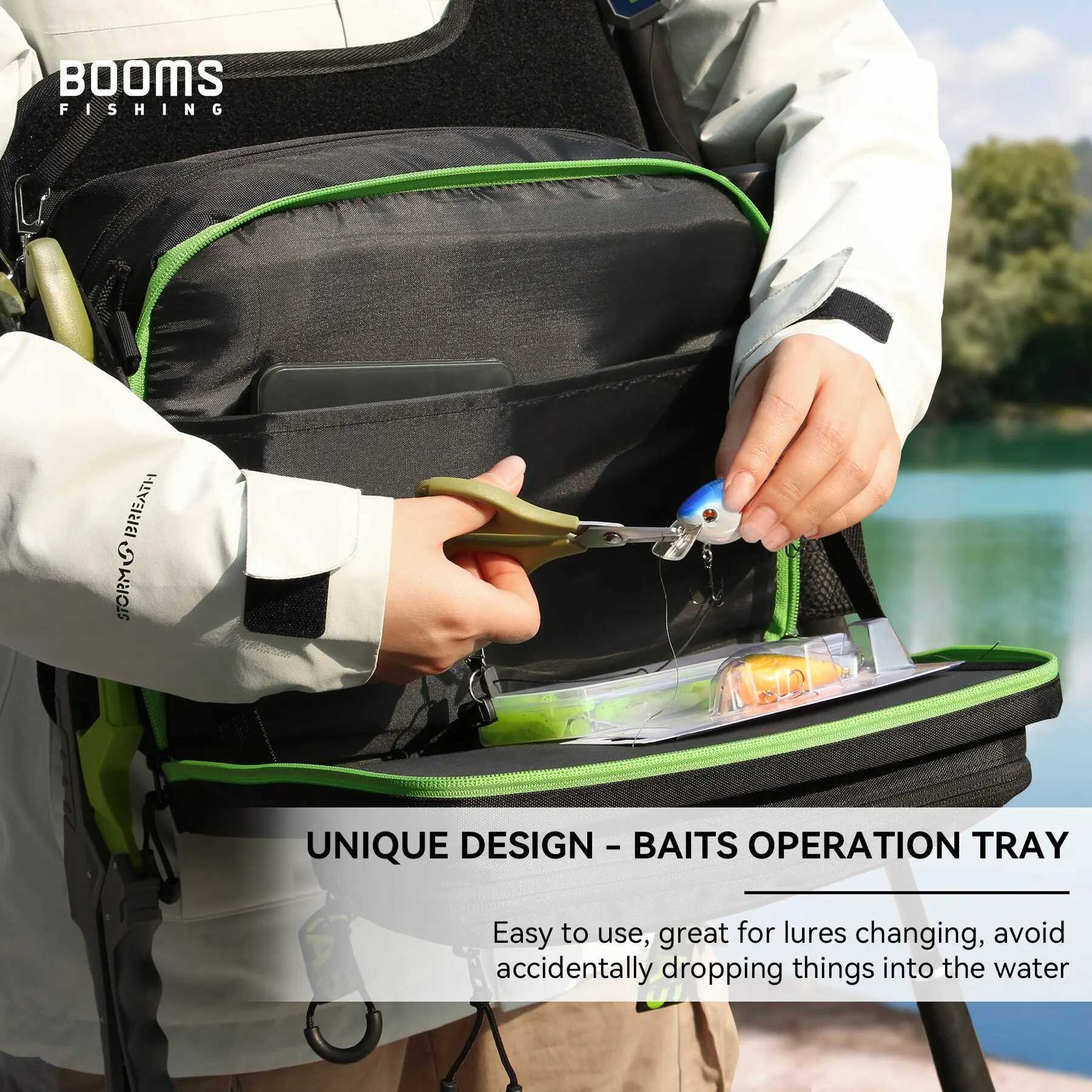 Booms Fishing IB1 Fishing Bag High-Capacity Tackle Storage Bags Large Sea Freshwater Backpack Carpfishing Professional Equipmen Z250411