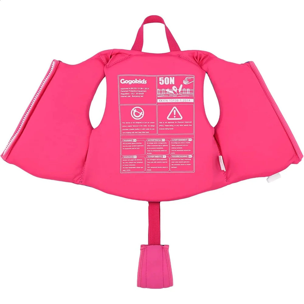 Childrens Life Jacket Neoprene Watersport Buoyancy Vest Water Sports Beach Surfing Swimming Sailing Rafting Safety Life Jacket 250411