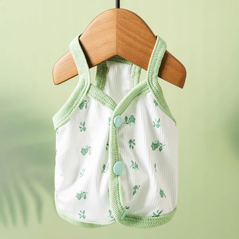Summer Dog Clothes Breathable Floral Dog Vest Thin Puppy Summer Clothes For Small and Medium Dog Clothes Soft Dog Apparels 250407
