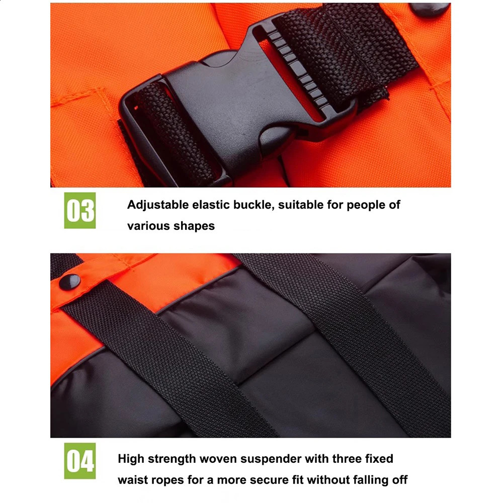 Outdoor Adult Swimming Life Jacket Adjustable Buoyancy Survival Suit Polyester Children Life Vest With Whistle 250411