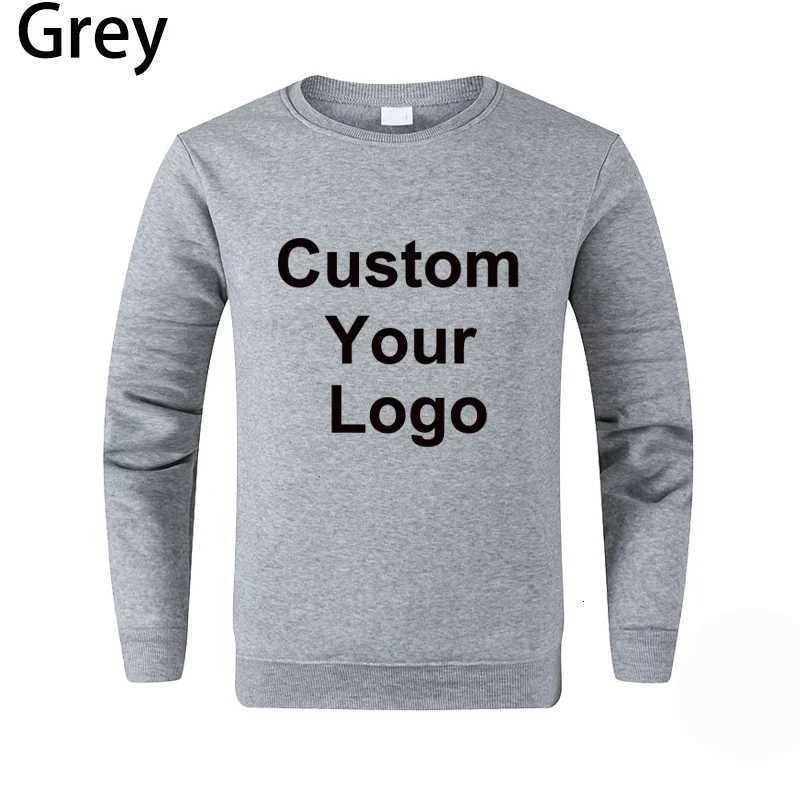 POD customization New Unisex Hatless Sweatshirt Customize Your Crew Neck Sweater Fashion Mens Womens Casual SweaterT251112