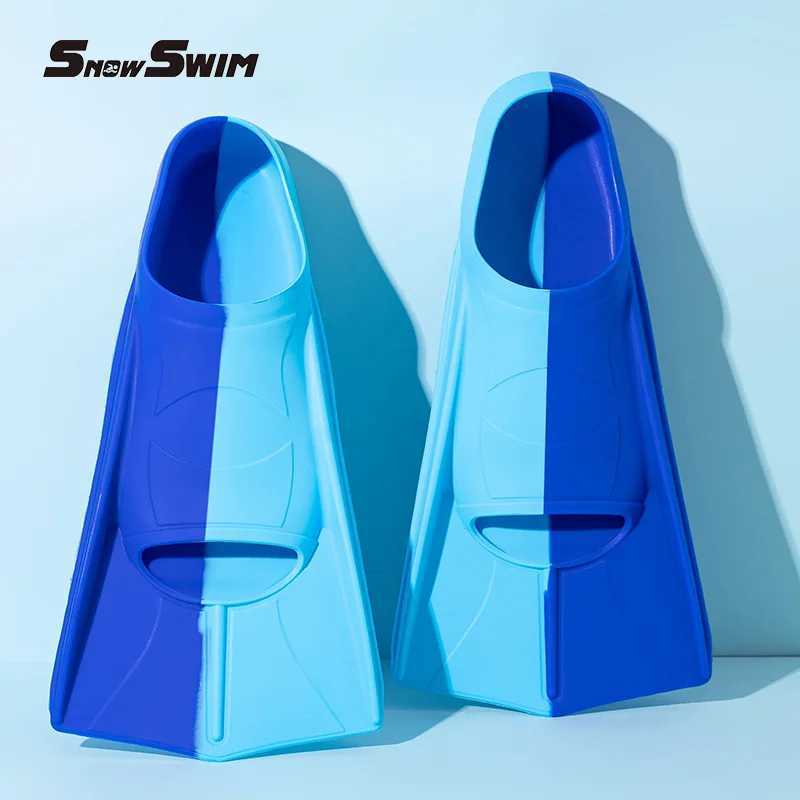 Professional swimming flip cover silicone flip cover childrens diving frog training diving equipment silicone frog shoesY250412
