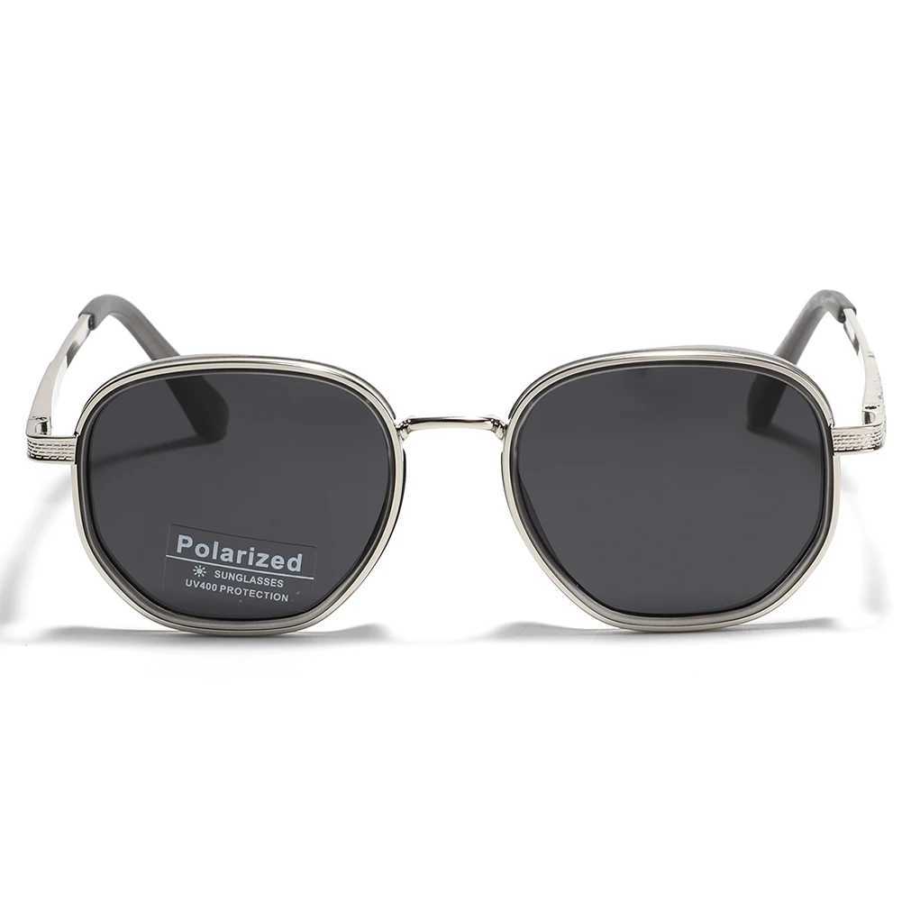 Peekaboo male polarized sunglasses for women TR90 unisex square sun glasses for men half metal TAC summer accessories 2024 Z250411