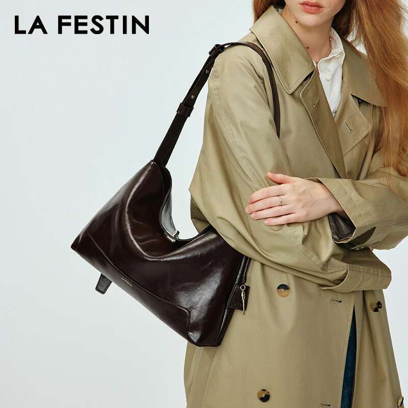 LA FESTIN Original Brand Shoulder Crossbody Popular Tote Bags For Women Large Capacity Fashion Leather Bag