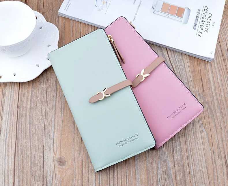 2024 New Trends Wallet Womens Design Long Wallet Zipper Wallet Womens Short Coin Wallet Cardholders Z250411