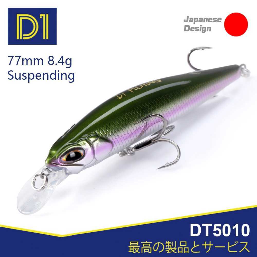 D1 Realis Minnow Fishing Lures Trout Lure 77mm/8.4g Suspending 65mm/5g Sinking Artificial Hard Wobblers For Bass 2020 Tackle Z250411