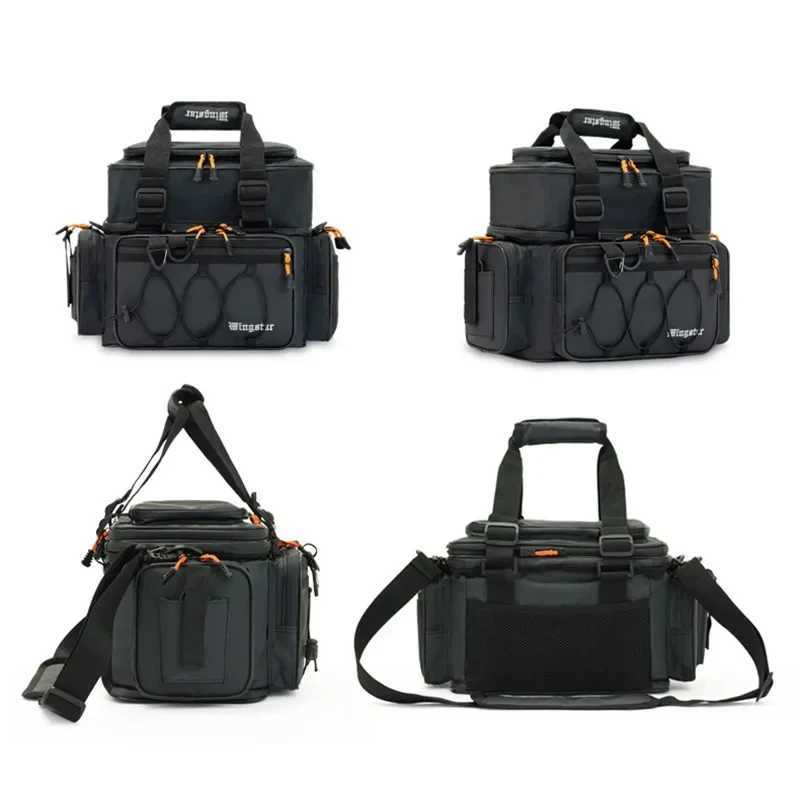 New multifunctional portable shoulder bag handbag fishing tool kit outdoor camping waterproof fishing gear accessory kit Z250411