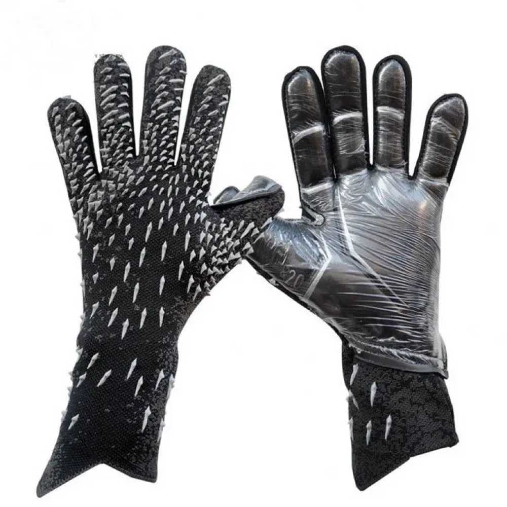 Football goalkeeper gloves latex thick professional goalkeeper gloves for youth football training and competitionXJ250412