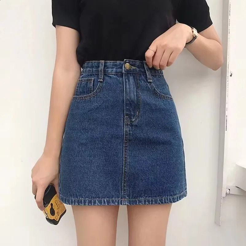 Summer denim womens short leather high Wiast sexy tight bag tight buttocks womens slim fit Y2K womens short jeans DURIKIES 250411