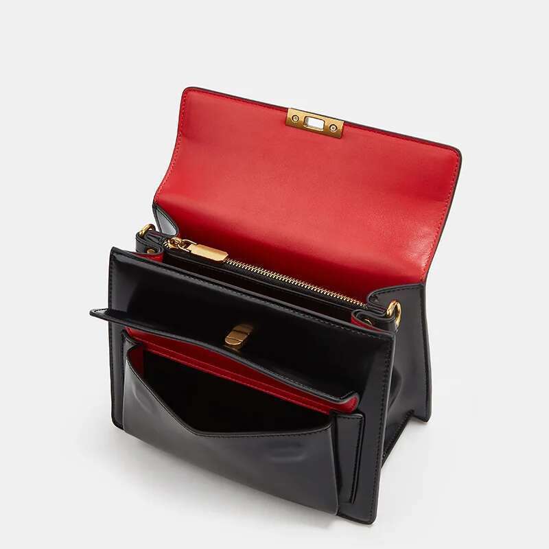 2024 Hot Sale Shiny Patent Leather Women Shoulder Crossbody Female Commute Handbags High Quality Ladies Small Tote Bag