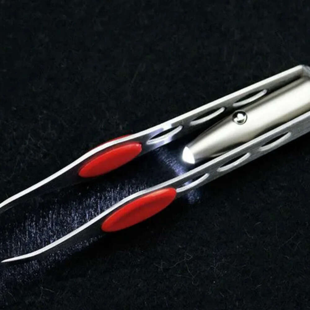 In-business TWEEZER Lightweight Stainless Steel Handy LED Light Eyelash Eyebrow Hair Removal Tweezers Makeup Tool Pinzas Para Depilar