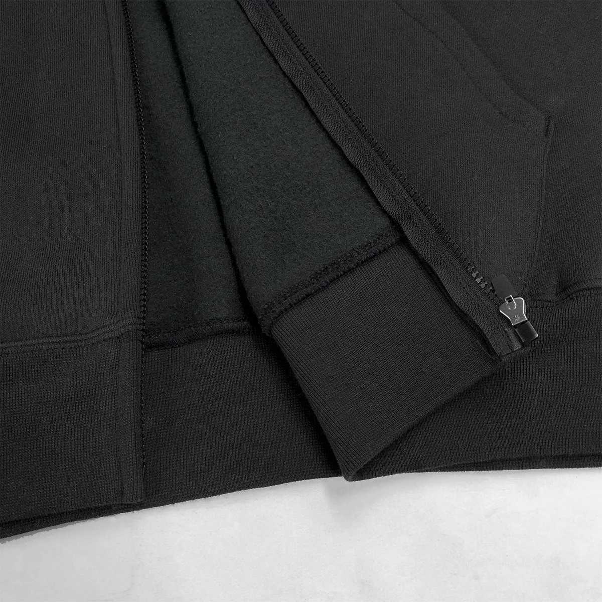 POD customization Custom DIY Fashion Style zipper jacket street style loose thick fleece sweater long-sleeved hoodie men zip up hoodie y2kT251112