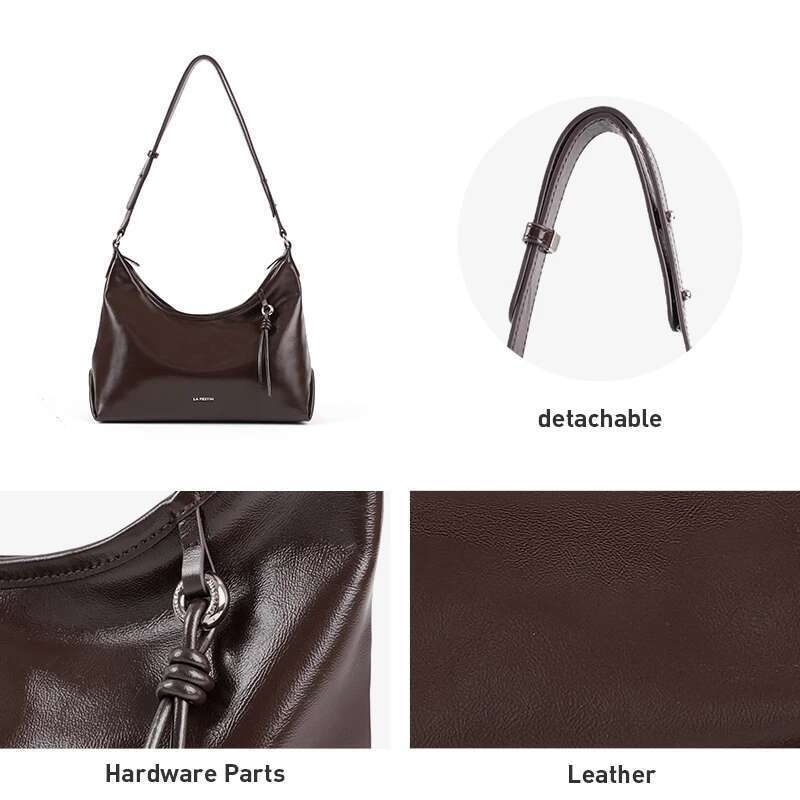 LA FESTIN Original Brand Designer Shoulder Crossbody Fashion Women Retro Female High Quality Leather Bag