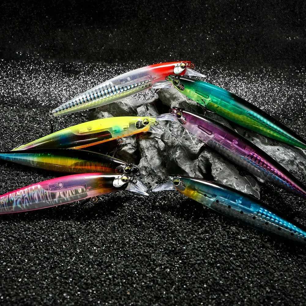 Fangbait Floating Minnow 2024 Long Casting Hard Bait Flash Blade Slient Assassin 120F Boost Wobblers for Fishing Seabass Trout Z250411