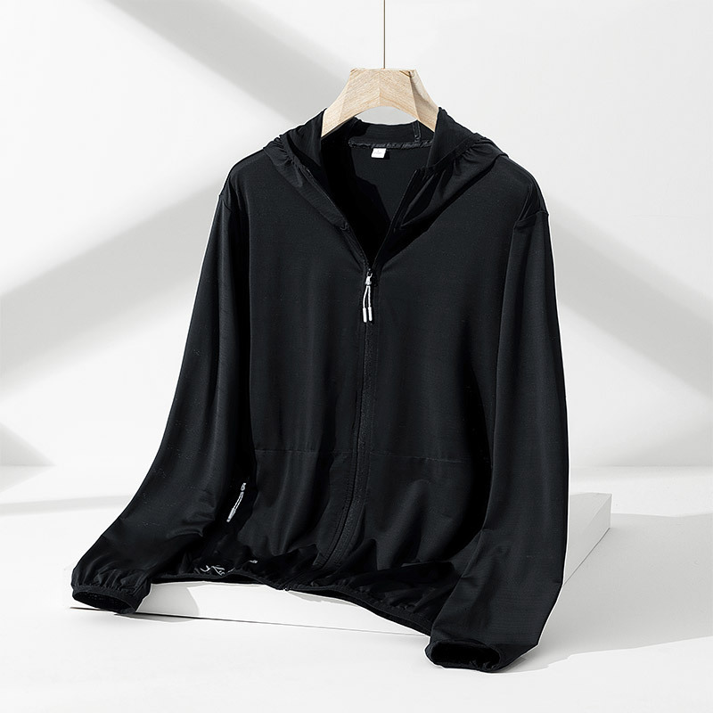 Sunscreen Clothing Mens Plus Size Loose Jacket Outdoor Uv Resistant Skin Clothing Summer Ice Silk Thin Breathable Sunscreen Clothing