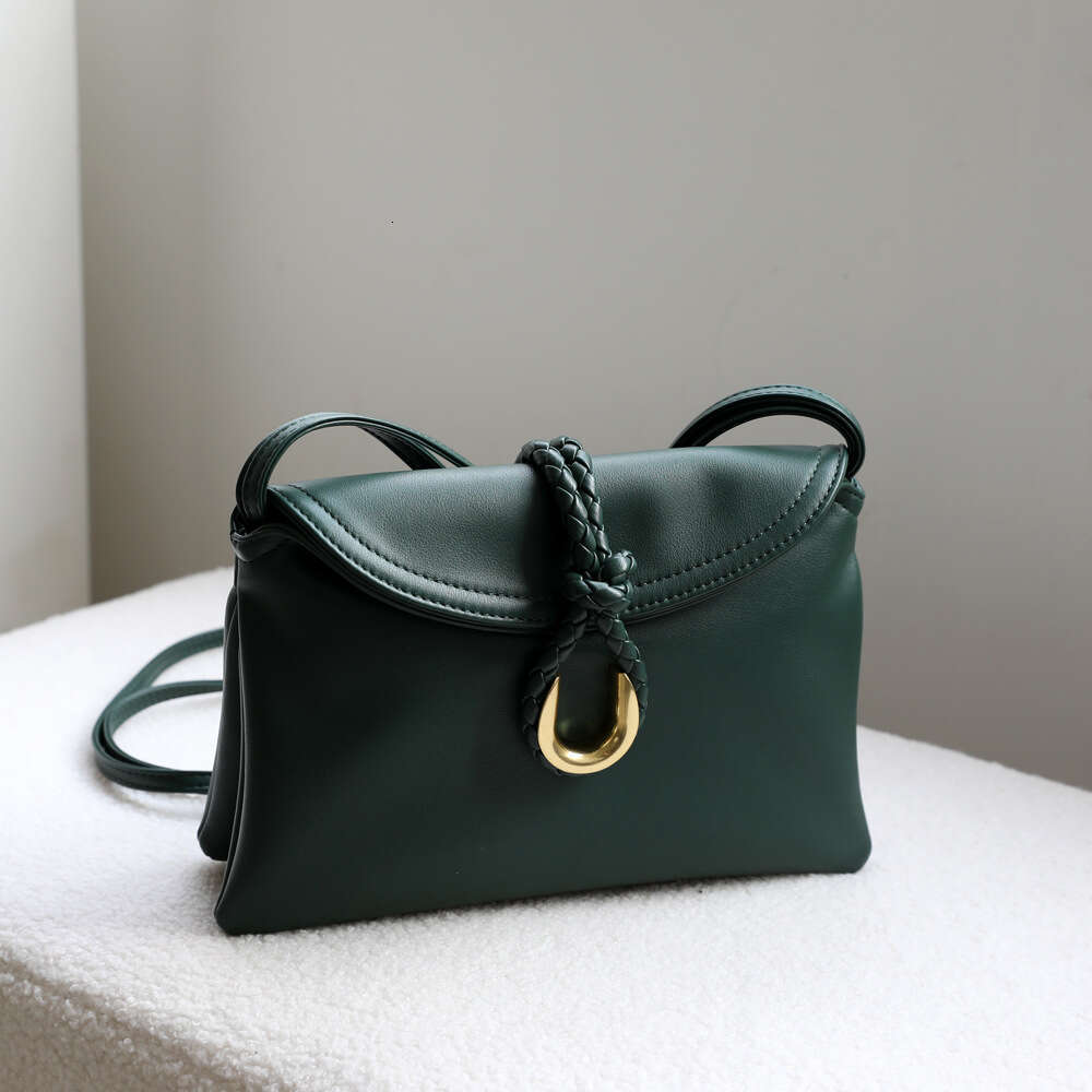 Liberta Woven Metal Handheld Banquet Genuine Leather Postman Bag, Fashion Single Shoulder Crossbody Bag For Women