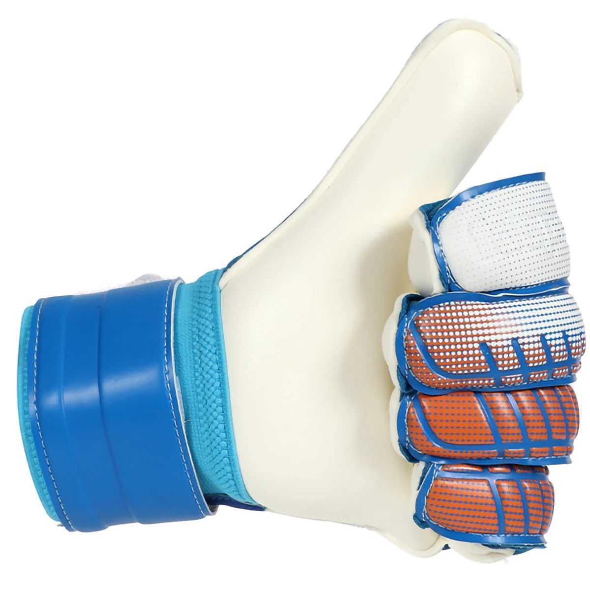 Football goalkeeper gloves for teenagers and adults finger protection strong grip palm football goalkeeper glovesXJ250412