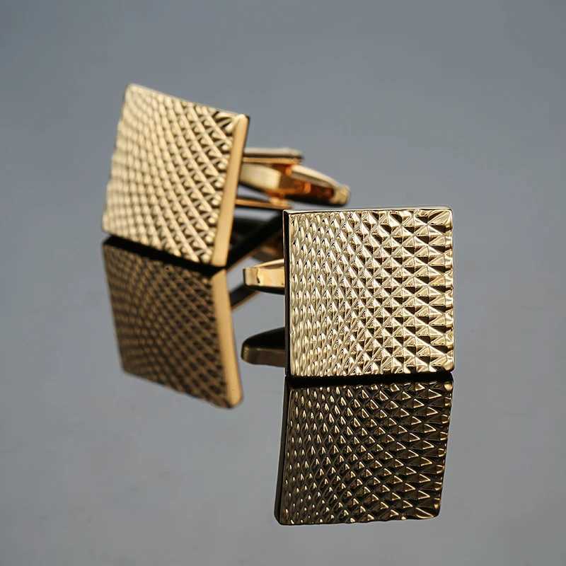 High quality and innovative mens cufflinks copper metal laser engraving brand cufflinks mens set accessories fashion jewelryT250412