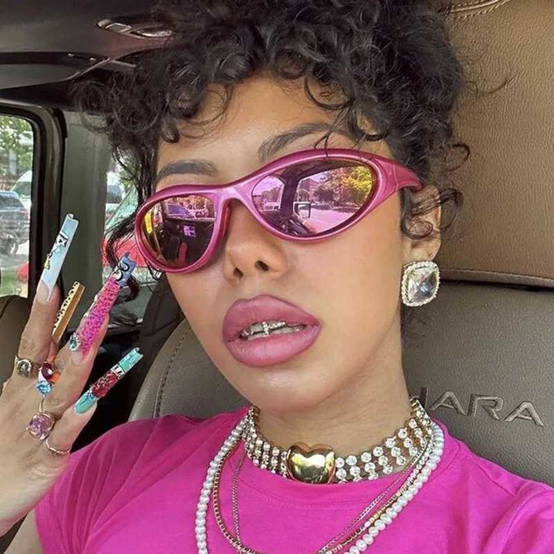 Summer Spicy Girl Outdoor Sunshade Sunglasses Fashion New Women Y2K Sun Glasses Mens Sports Cycling Eyewear UV400 Gafas De SolC250411