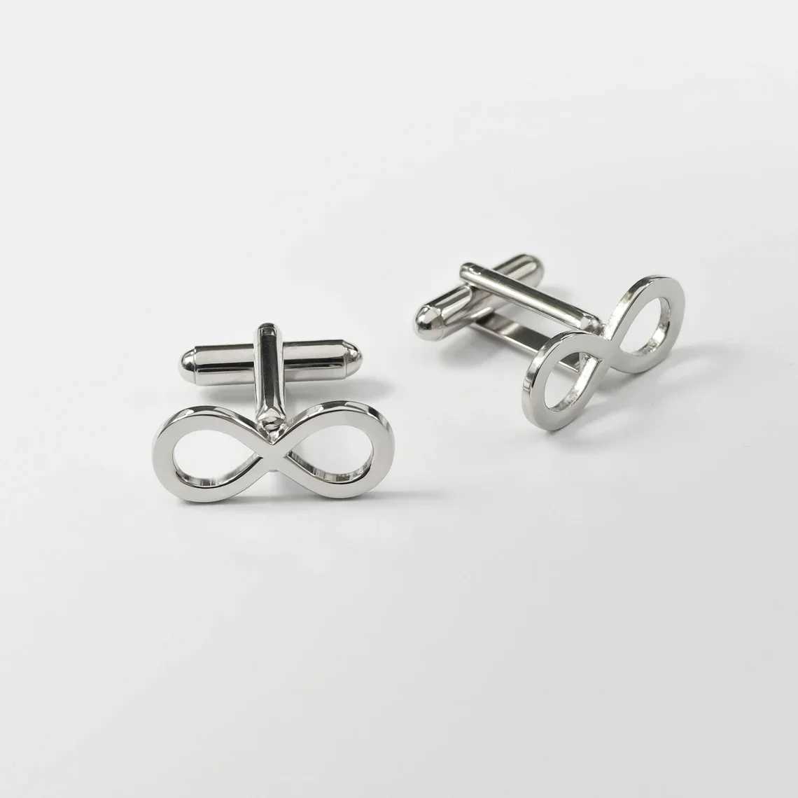Stainless steel unlimited cufflinks personalized cufflinks grooms wedding cufflinks Fathers Day giftsT250412