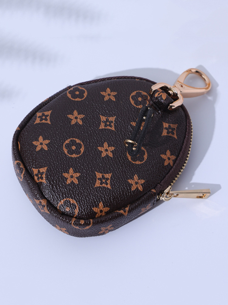 Women's New Mini Compact Multi-Functional Car Key Pouch 2-in-1 Card Holder Coin Purse Storage Bag