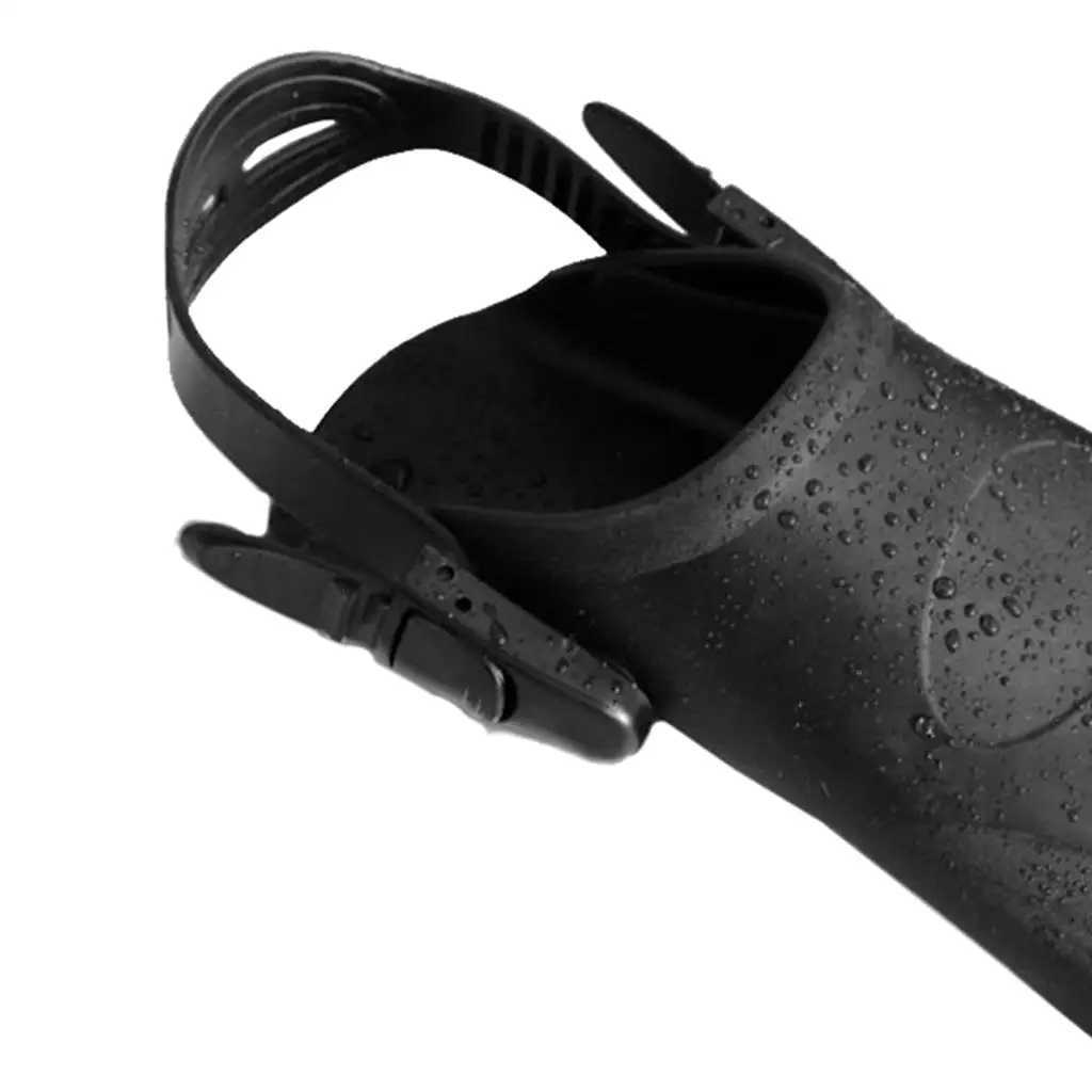 Adult inflatable fin swimming inflatable flip cover with adjustable strap open heel water fins female without diving gear equipmentY250412