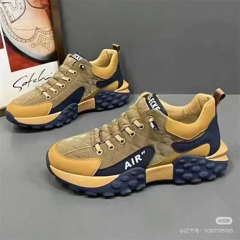 Mens shoe platform mens sports shoes 2025 new vulcanized shoes mens casual running shoes large size 45 46 hot Sapatos Masculinos W250412