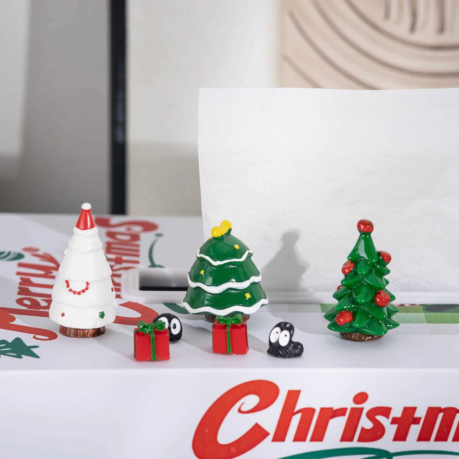 Christmas Luxury Book Style Tissue Box Fashion Hotel Storage Box He Table Decoration With Cute Decorative Accessories Y251112