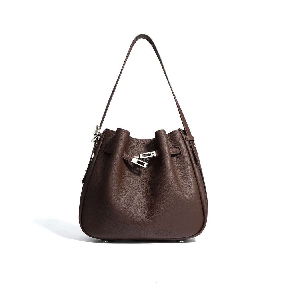 designer genuine leather handbag ladies large womens bag highquality casual crossbody new bucket bags