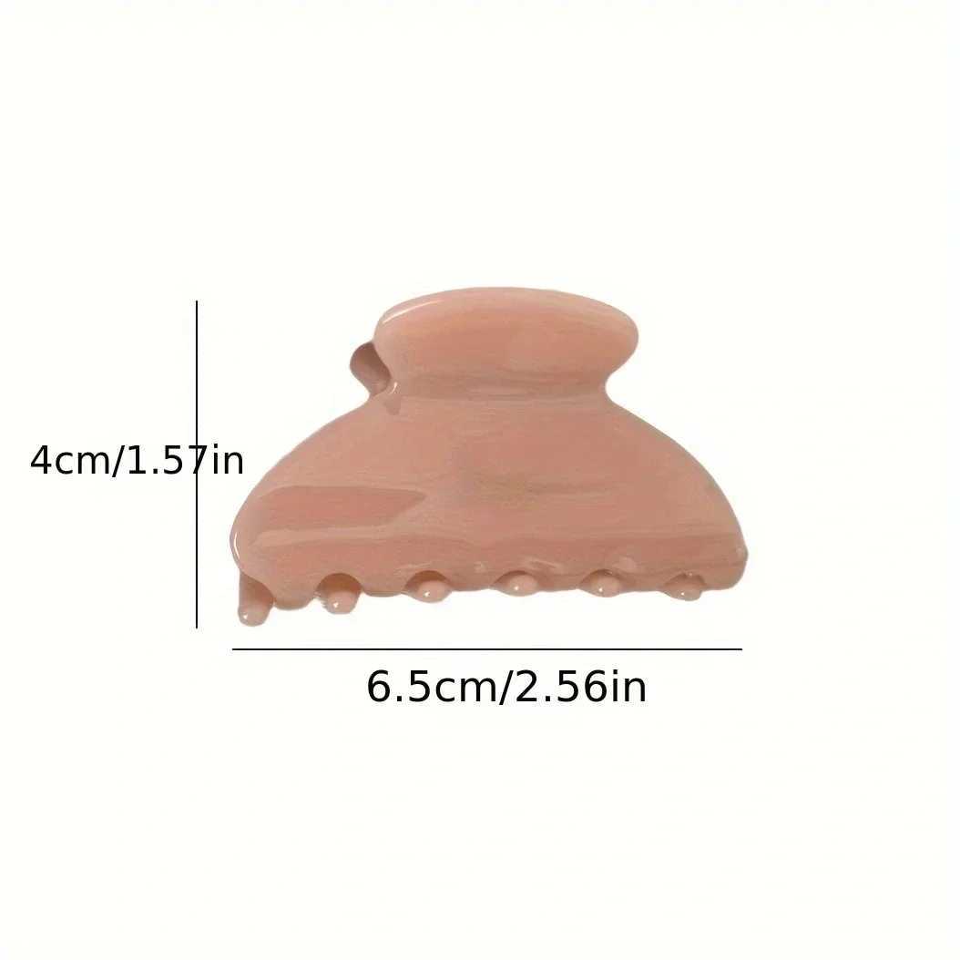 French womens elegant vinegar hair clip medium-sized sweet shark clip exquisite girl hair clip headband 2024 Y2504012