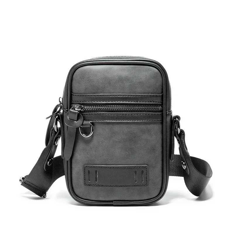Luxury Leather Mens Crossbody Bags Multi-function Shoulder Bag Men Messenger Bag Small Camera Bag Travel Phone Bag HandbagsT2511112