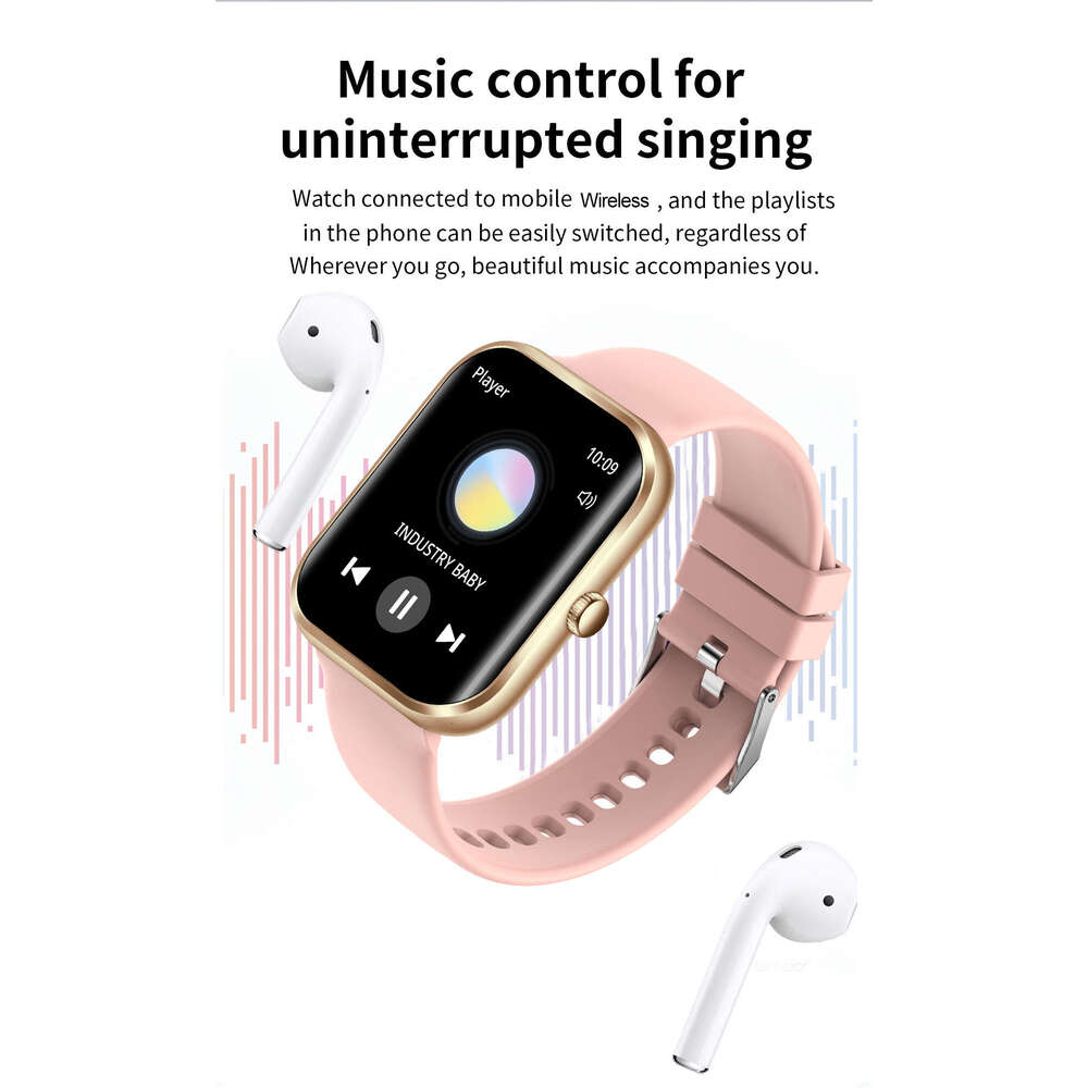 AK58 Smartwatch For Men Women Gift, 1.96 Inch Full Touch Screen Watch With Text And Call, Multifunctional Smart Watch-Call Handling, Advanced Fitness 