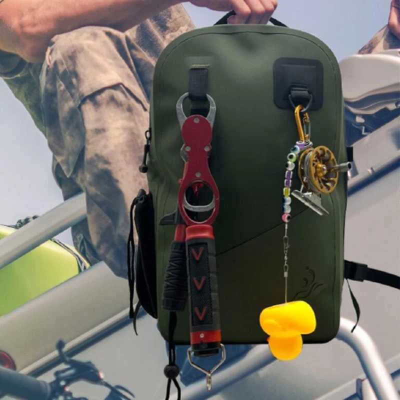 Waterproof Fishing Backpack TPU Material Outdoor High Capacity Fishing Diving Backpack Professional Airtight Bag Y568 Z250411