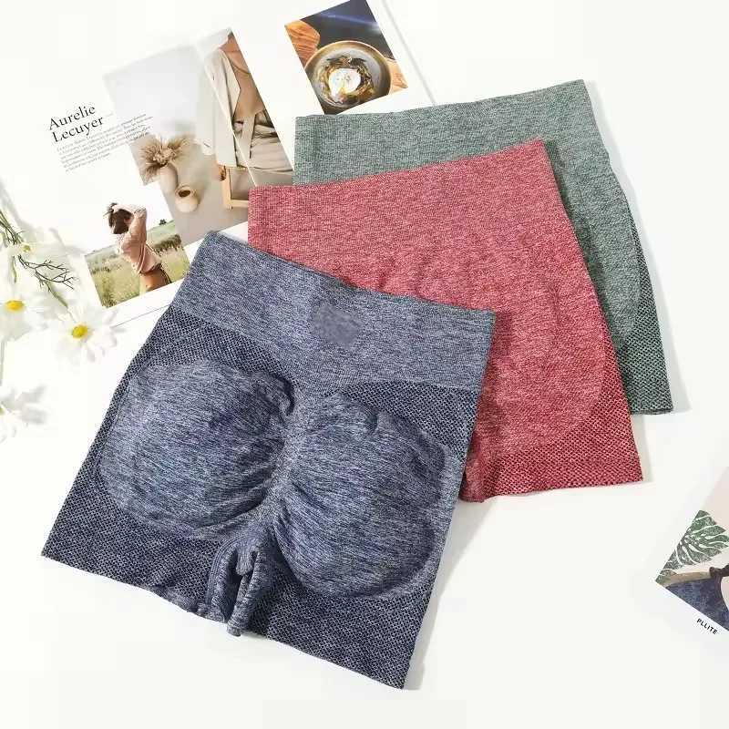 Hot selling womens fitness shorts high waisted breathable elastic tight fitting suitable for quick drying three piece yoga pants Y250412