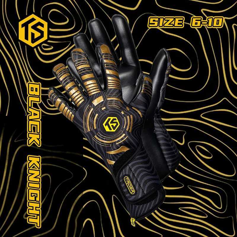 Trobrs new competitive half finger breathable thick and durable natural latex goalkeeper gloves with internal seamsXJ250412